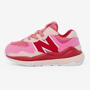 💕HP💕New balance toddler girl 57/40 red and pink sneakers